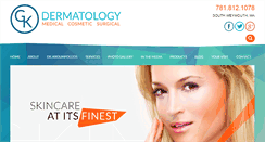 Desktop Screenshot of gkderm.com
